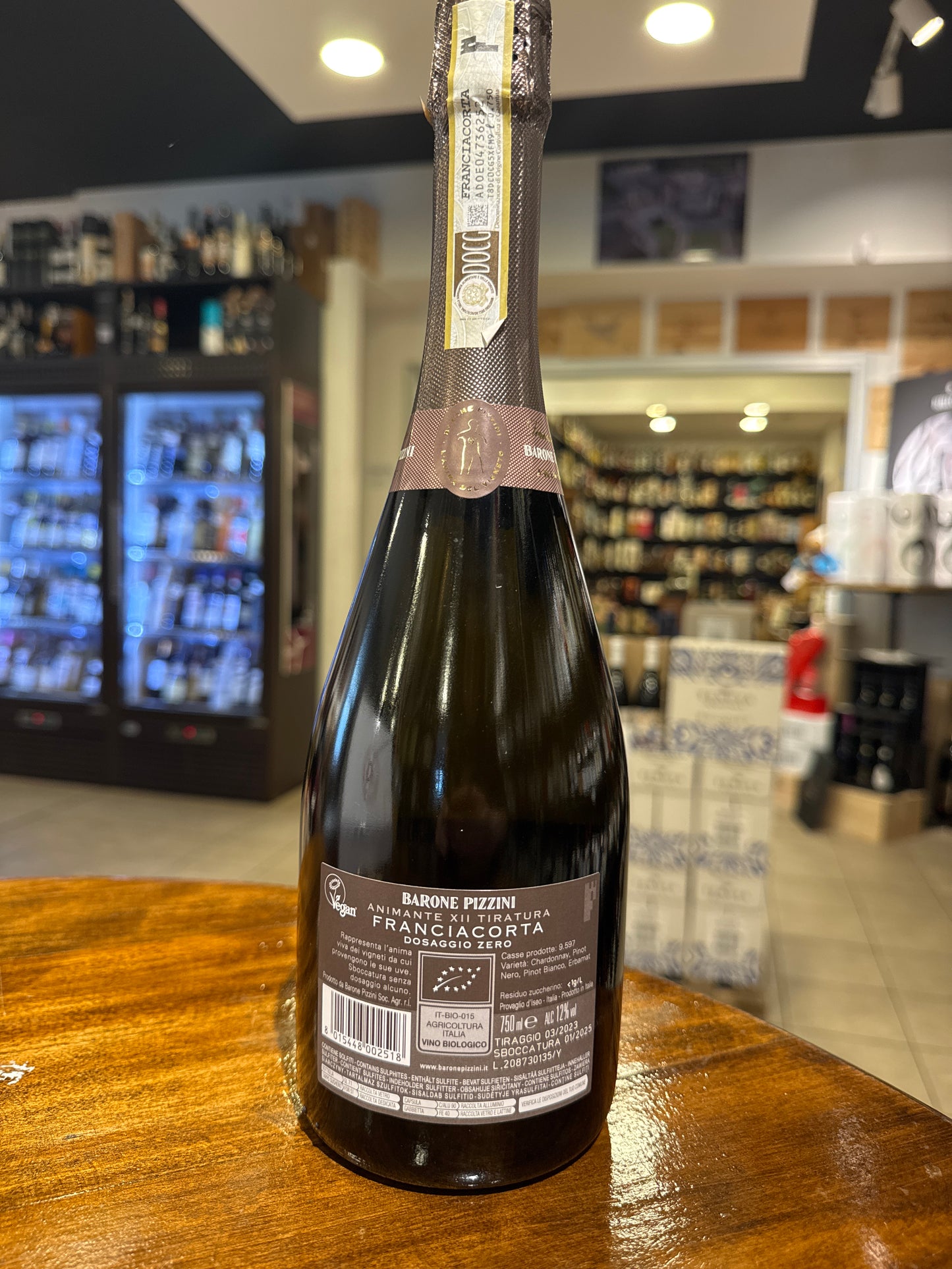 Spumante Franciacorta Barone Pizzini ANIMANTE dosaggio zero XII Tiratura