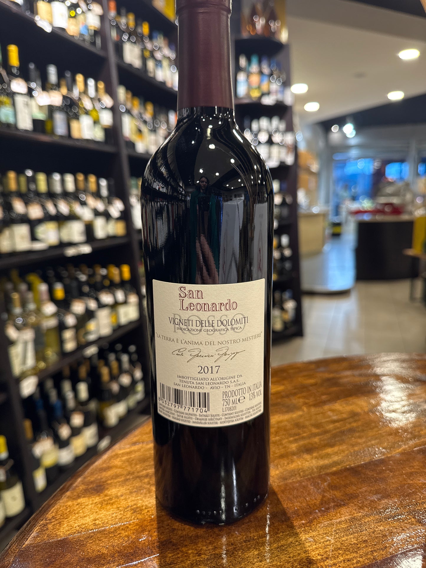 VINO SAN LEONARDO 2017 CL 75