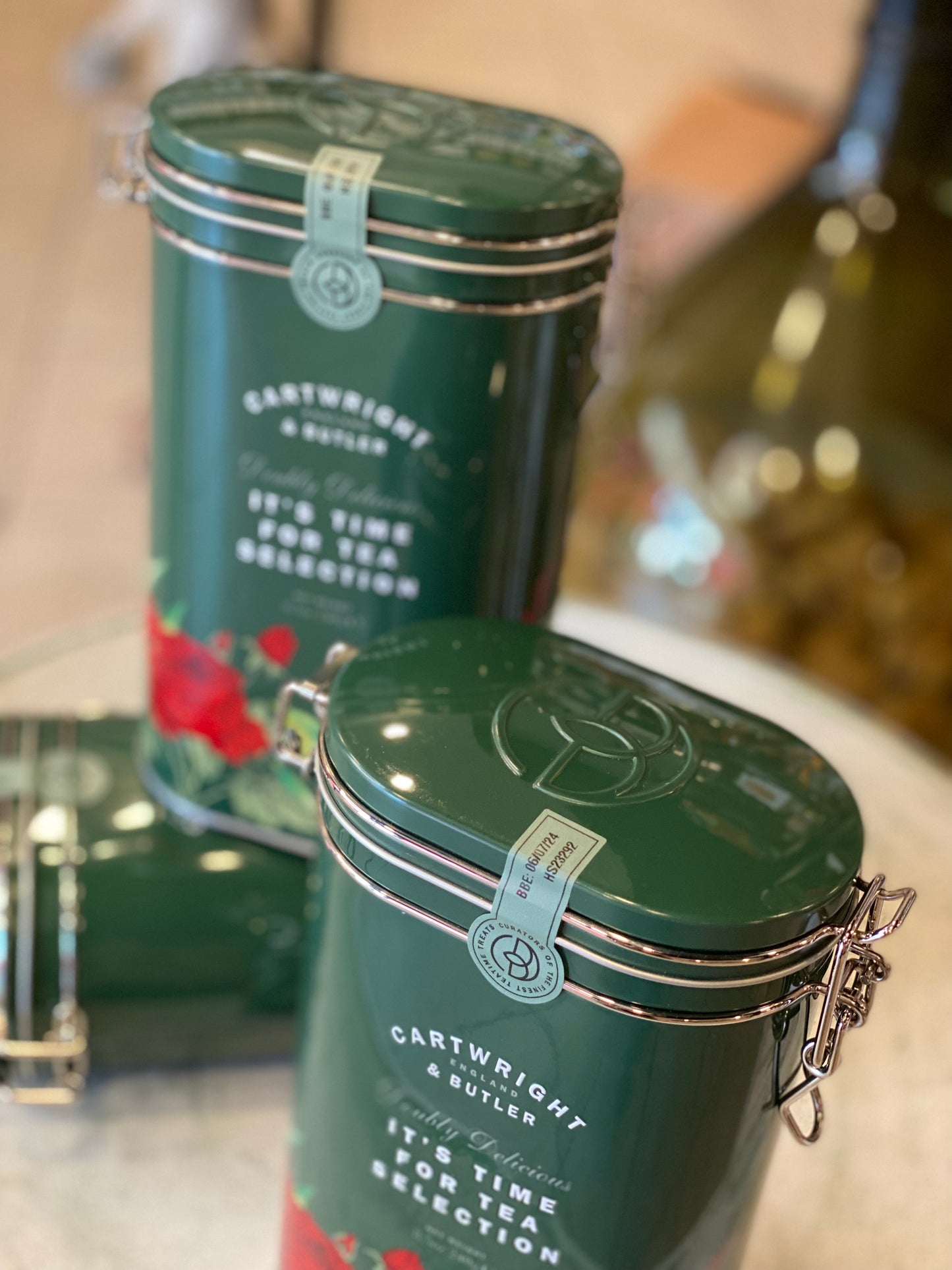 Cofanetto biscotti inglesi âCartwright & Butlerâ + tè grammi 240