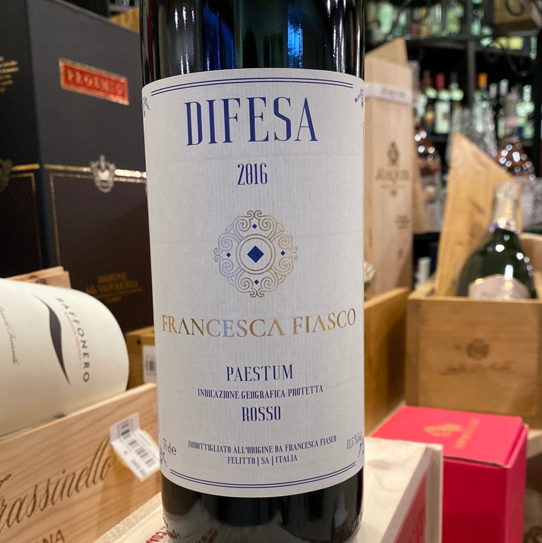 VINO FRANCESCA FIASCO “DIFESA” Paestum IGP ROSSO cl 75