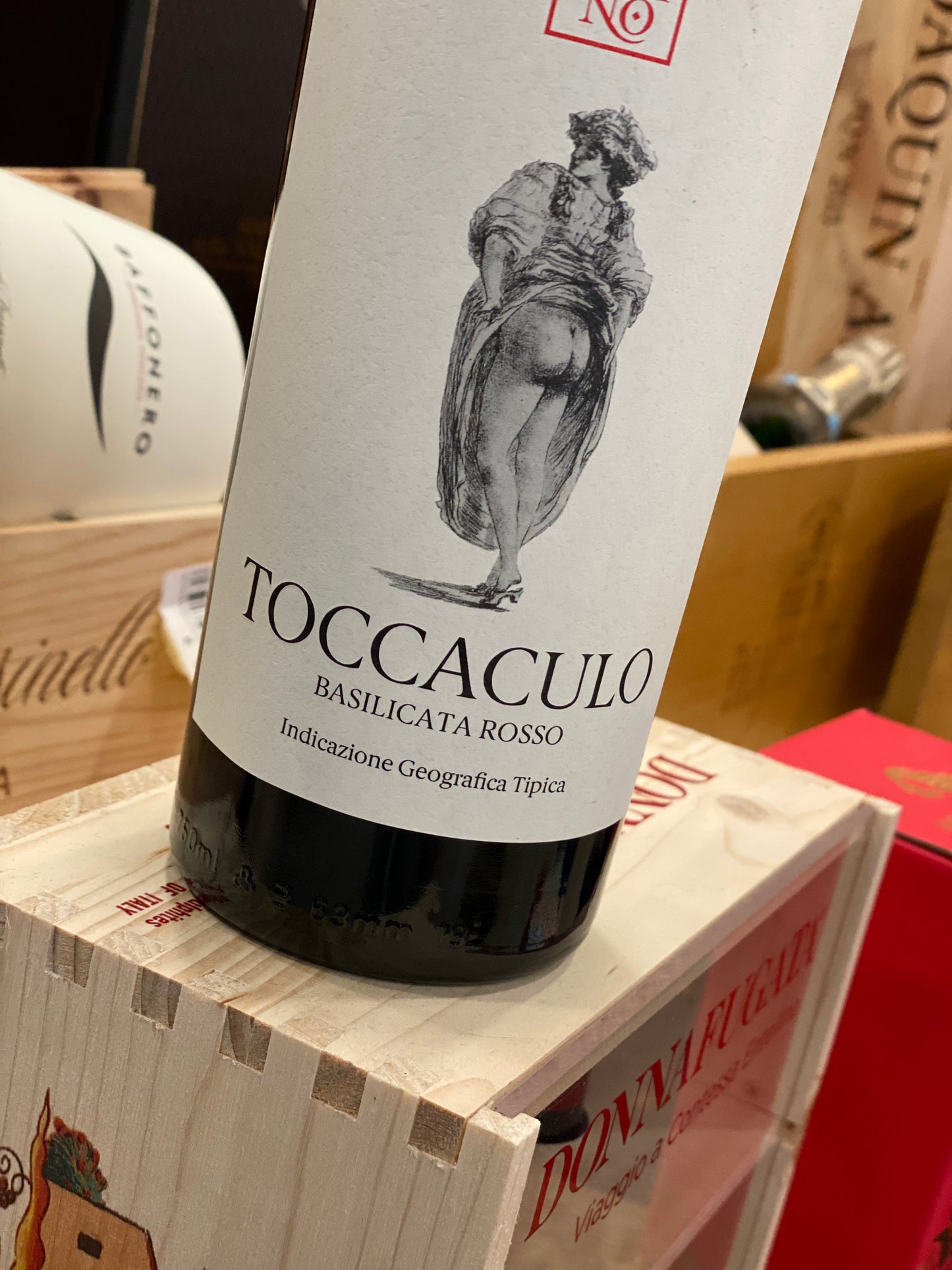 VINO BASILICATA ROSSO IGT “ TOCCACULO” BATTIFARANO CL 70