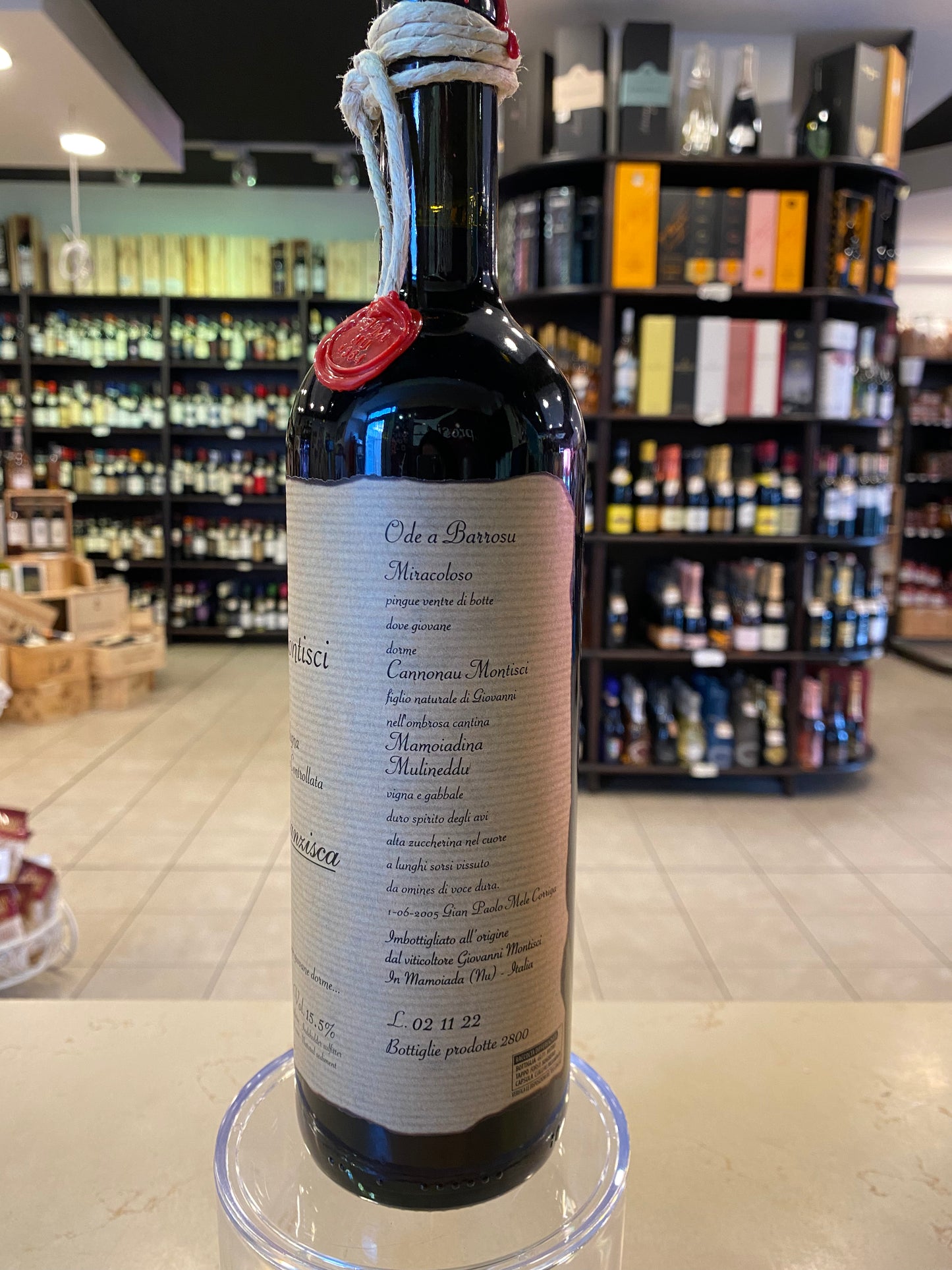 Cannonau di Sardegna DOC “Riserva Franzisca” 2020 Giovanni Montisci