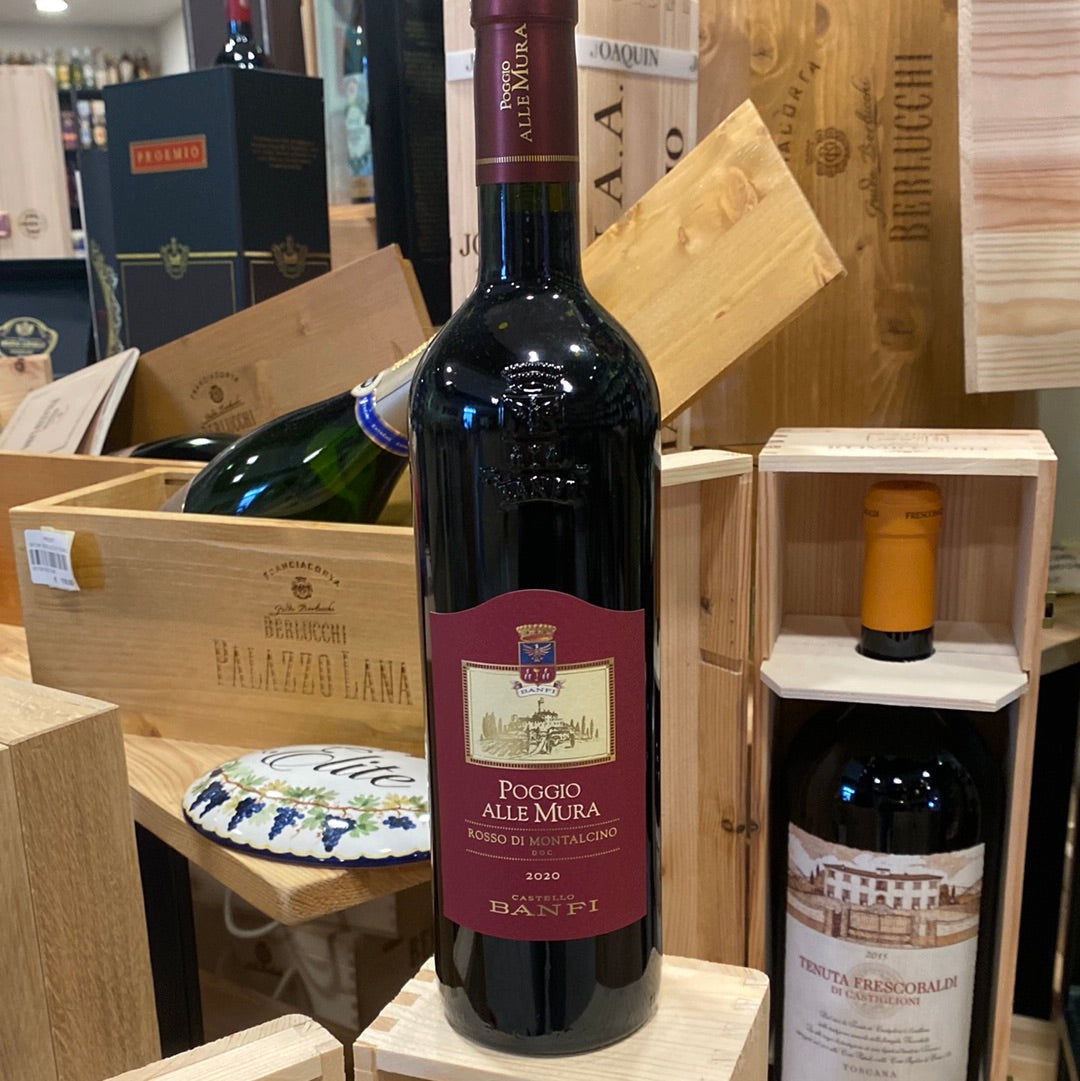 Vino BANFI ROSSO DI MONTALCINO DOC “Poggio alle Mura” 2020 CL75