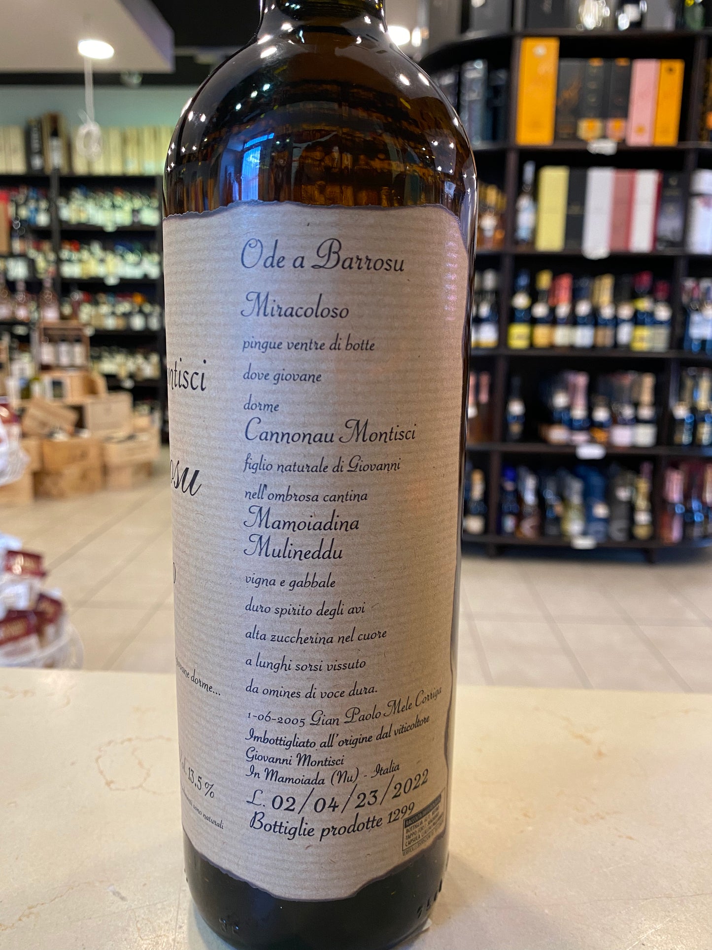 Vino Rosato “Barrosu” Giovanni Montisci