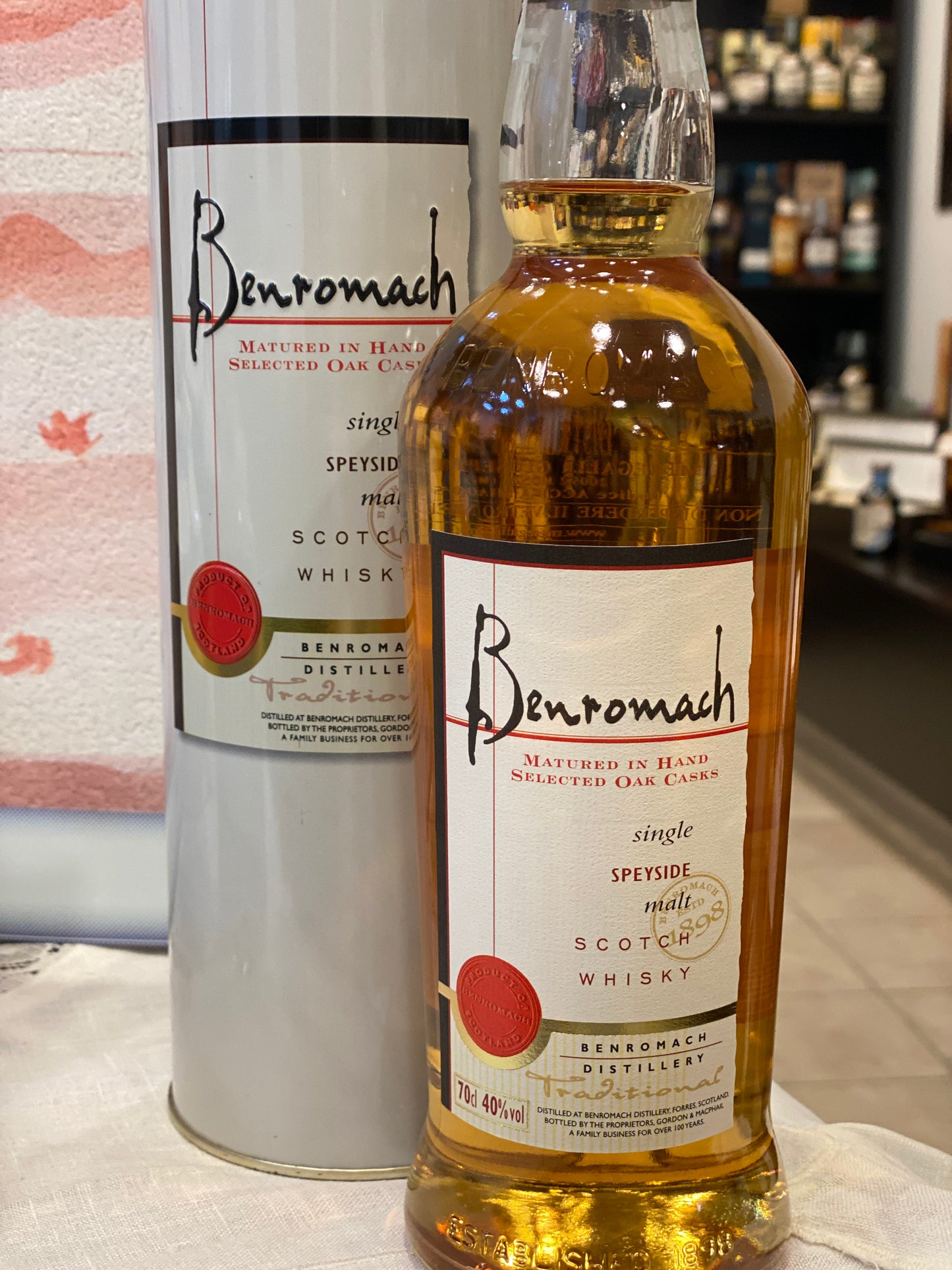 LIQ. WHISKY BENROMACH CL 70