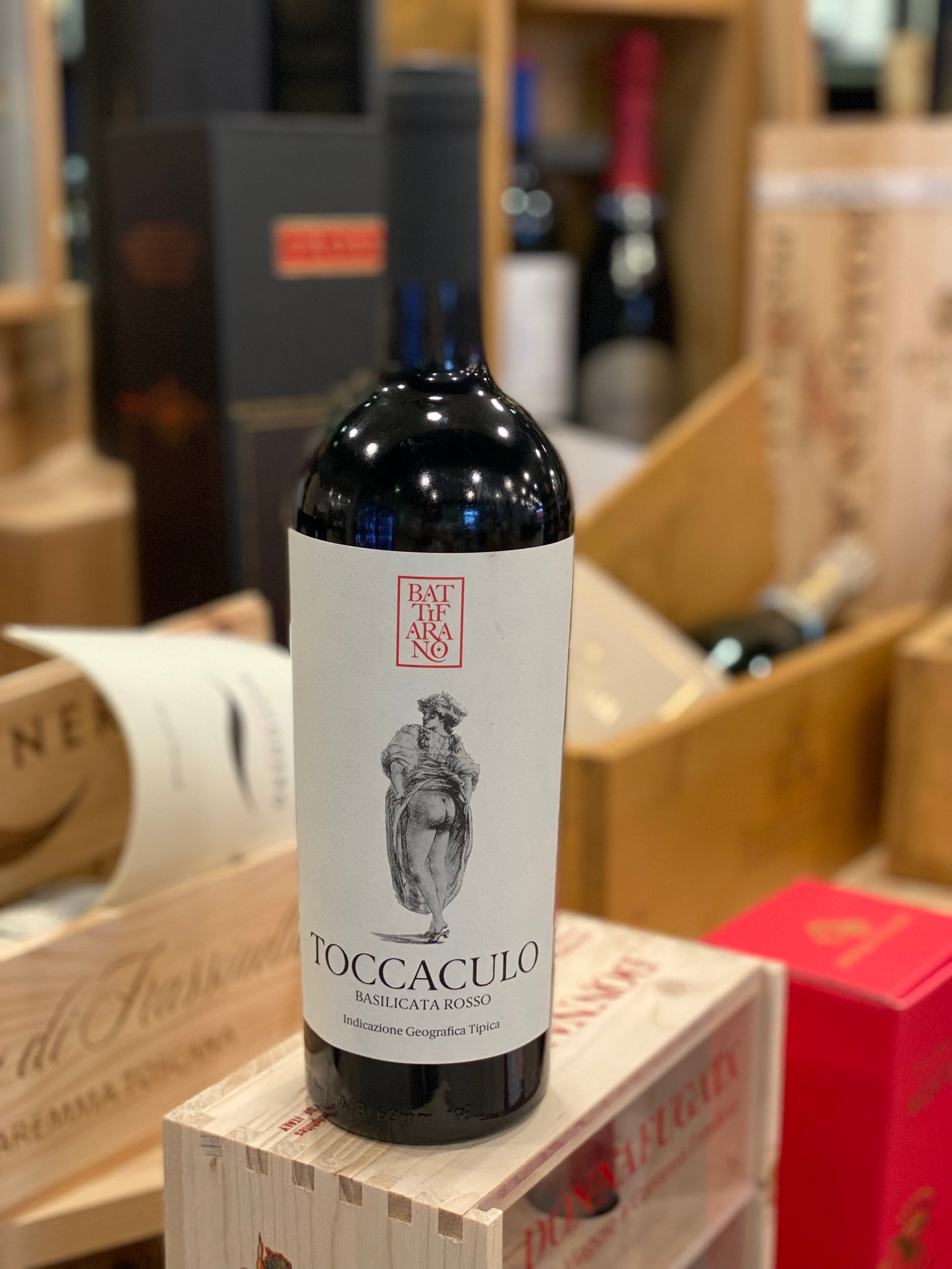 VINO BASILICATA ROSSO IGT “ TOCCACULO” BATTIFARANO CL 70
