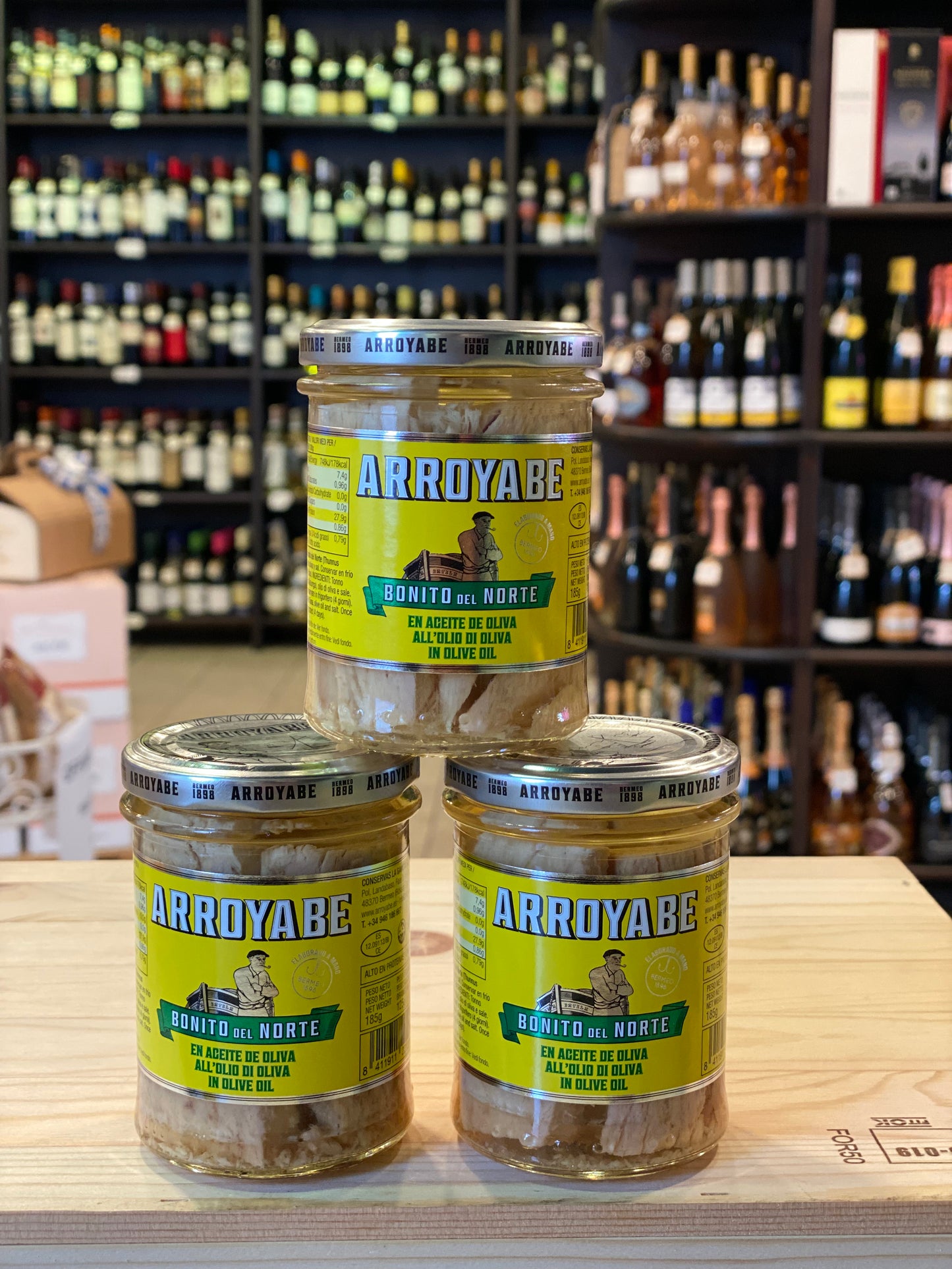 Tonno “ARROYABE” Bonito del Norte in olio di oliva 185g