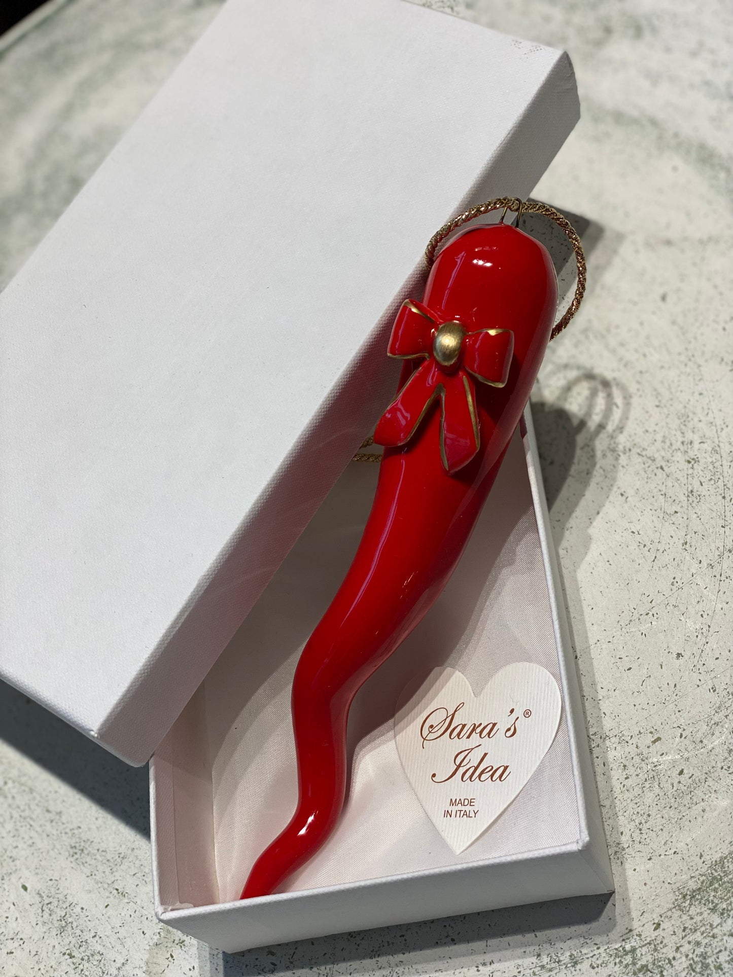Sara’s Idea Corno portafortuna Rosso