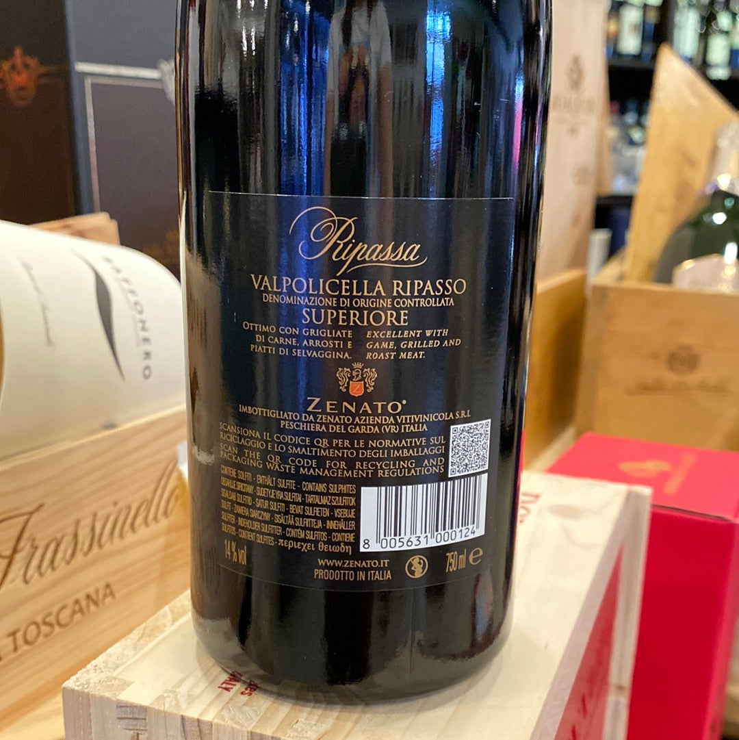 VINO ZENATO RIPASSA VALPOL. DOC SUP. BARRE CL 75