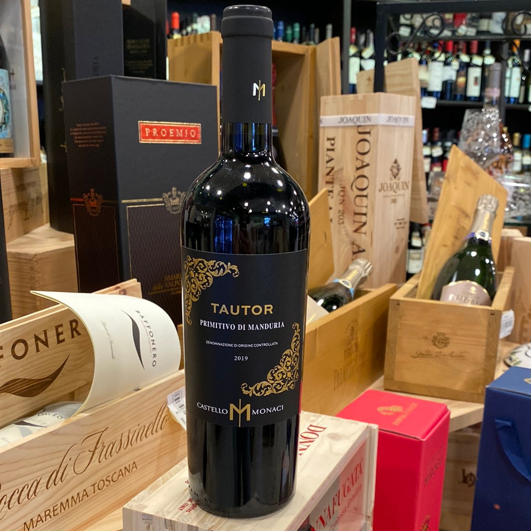 VINO TAUTOR CASTELLO MONACI - PRIMITIVO DI MANDURIA DOC 2019