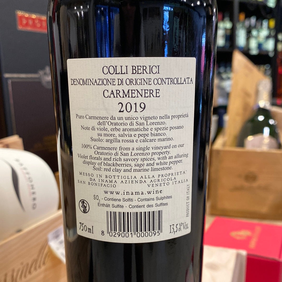 VINO INAMA CARMENERE DOC 2019