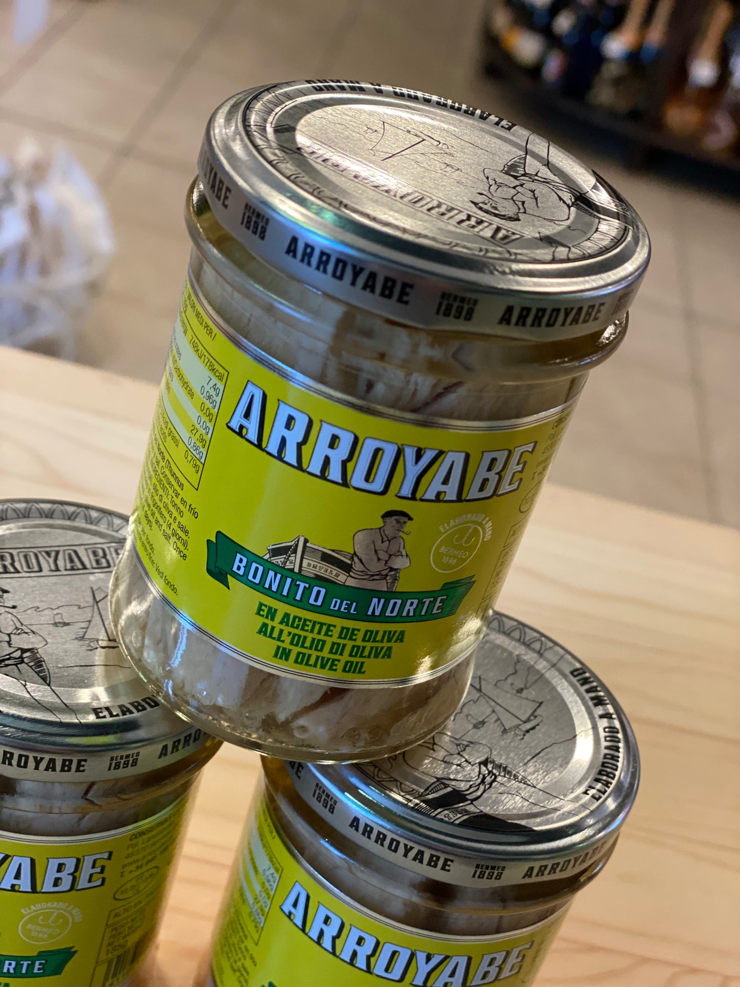 Tonno “ARROYABE” Bonito del Norte in olio di oliva 185g