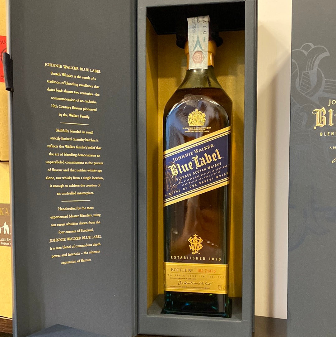 LIQ. WHISKY JONNY WALKER BLUE LABEL CL 70