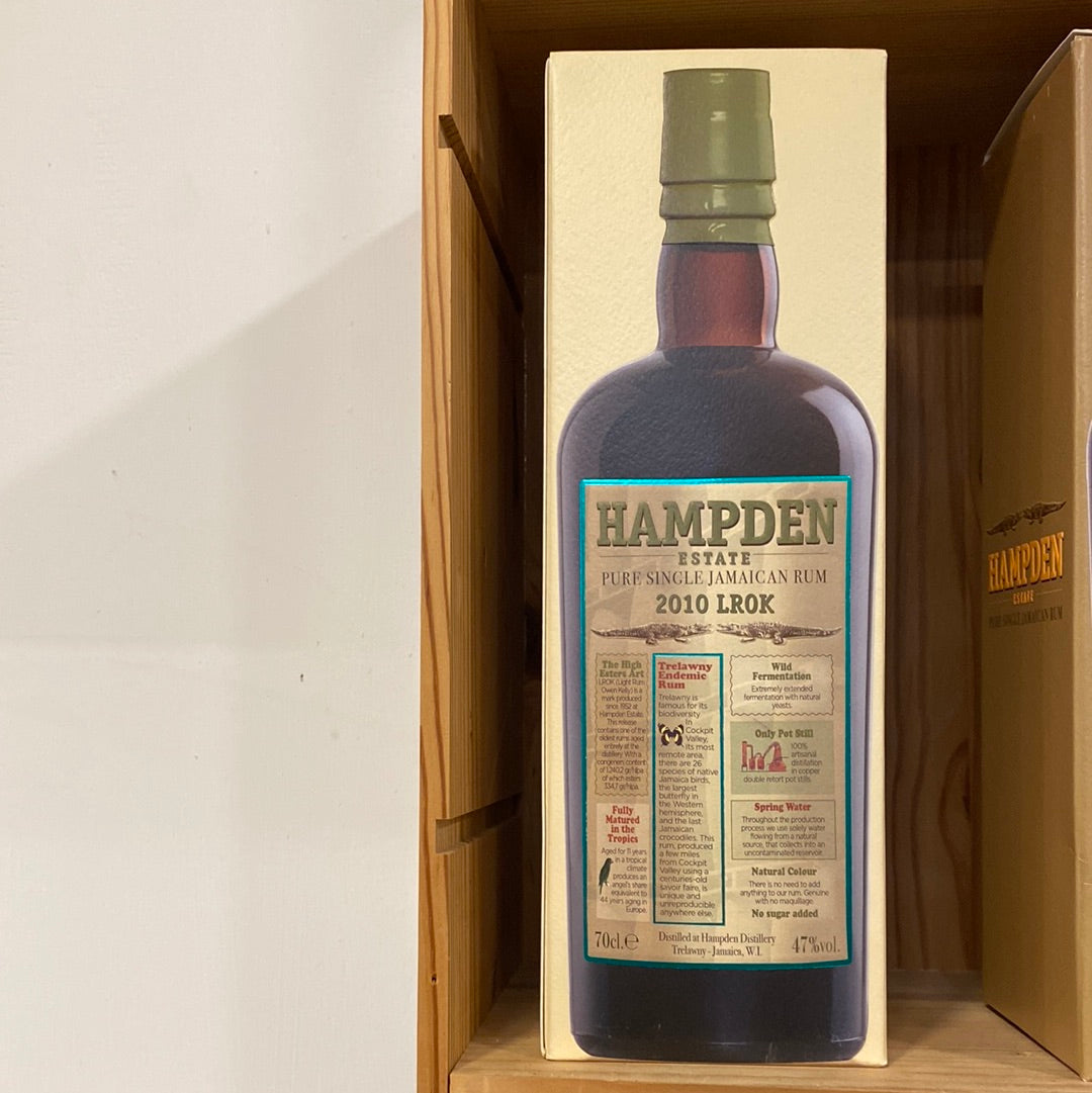 LIQ. RUM HAMPDEN ESTATE LROK 2010 47° CL 70