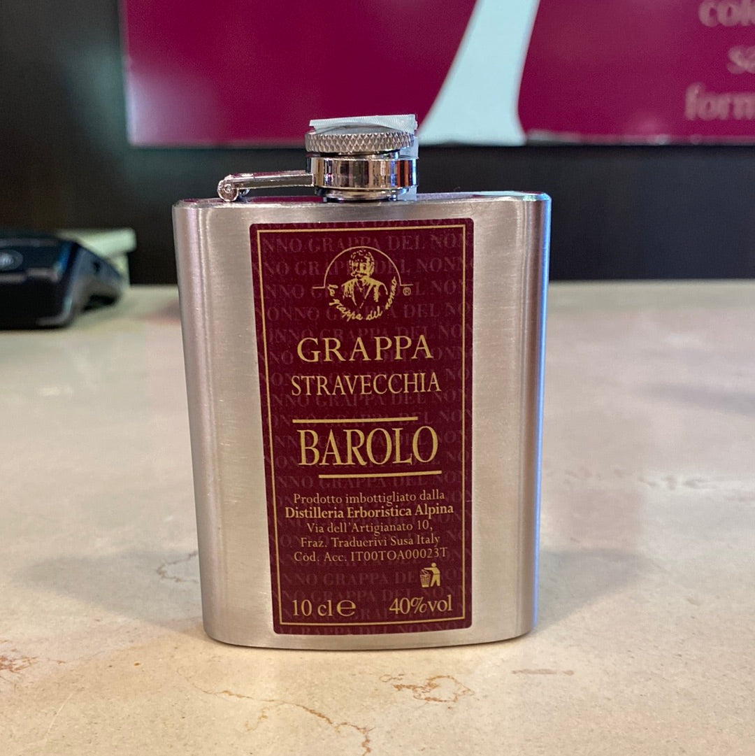 GRAPPA DEALP FIASCHETTA ACCIAIO INV. BAROLO CL 10