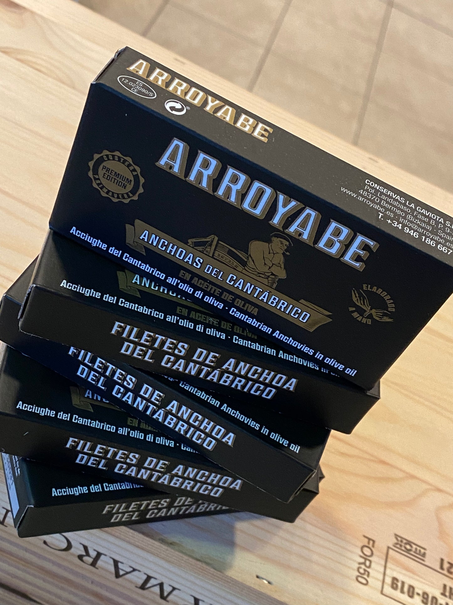 Acciughe del Cantabrico “ARROYABE” 50g