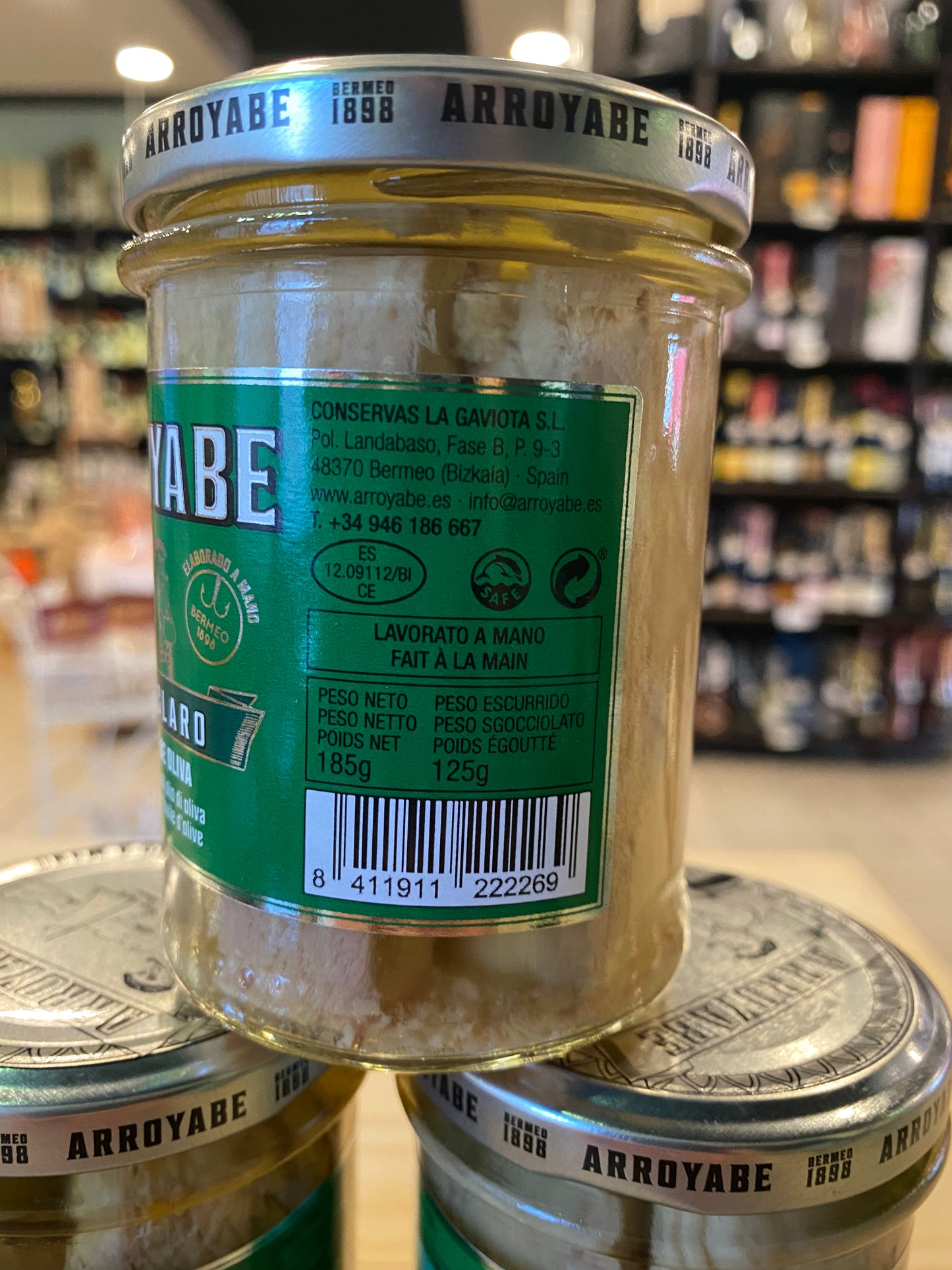Tonno “ARROYABE” Atun Claro in olio di oliva 185g