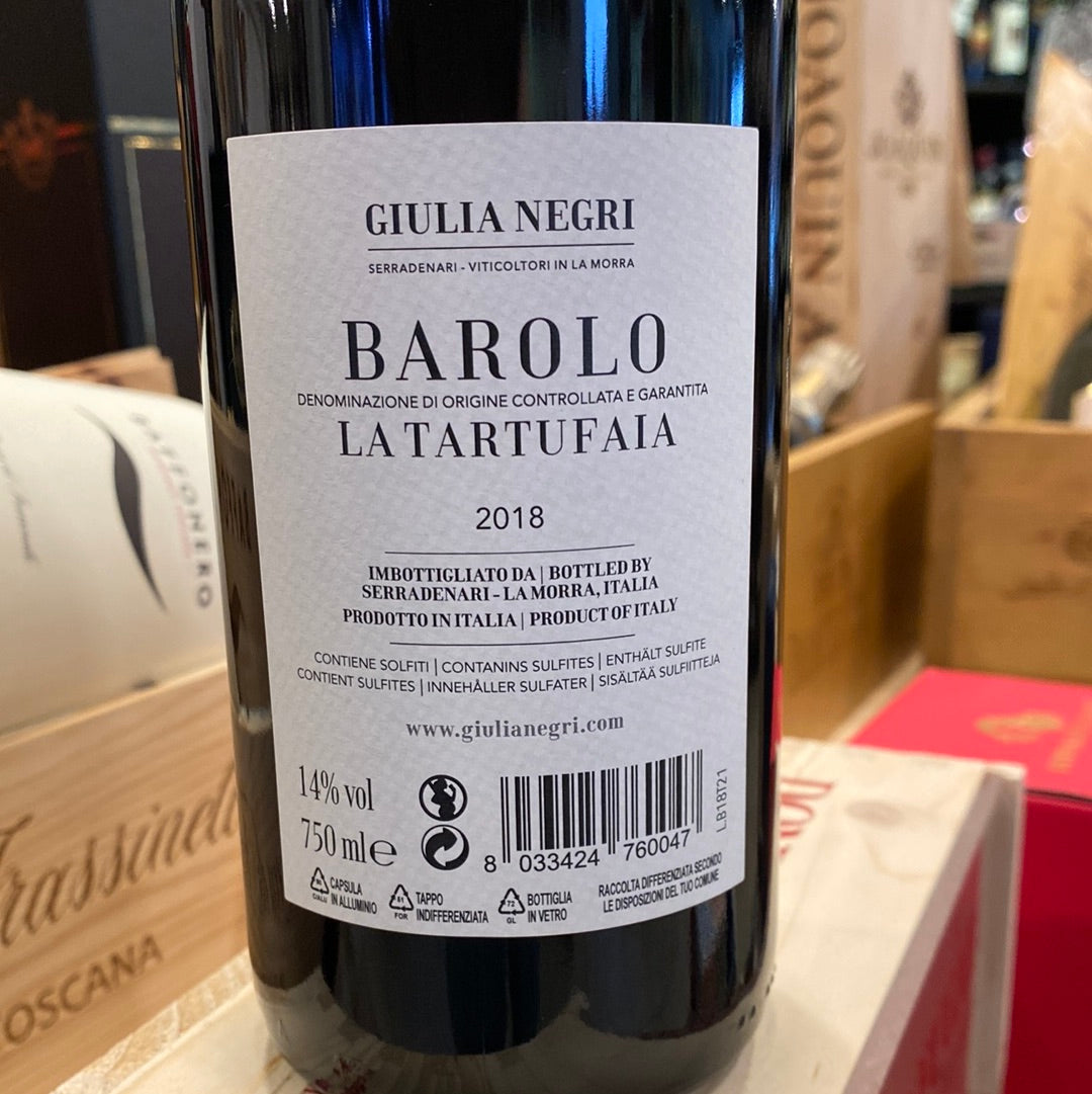 Vino BAROLO DOCG LA TARTUFAIA GIULIA NEGRI 2018 CL 75