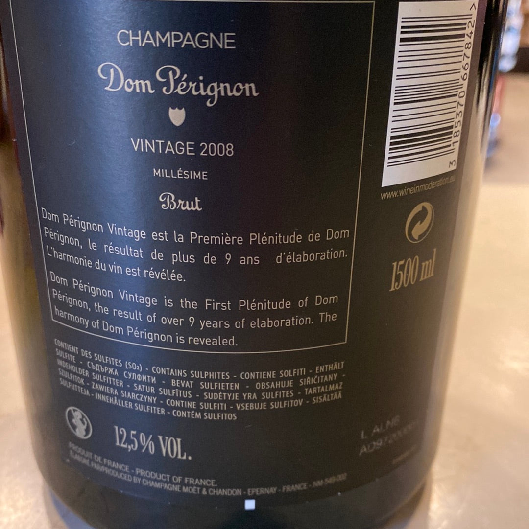 CHAMP. MOET & CHANDON DOM PERIGNON LUMINOR 08 CL 150