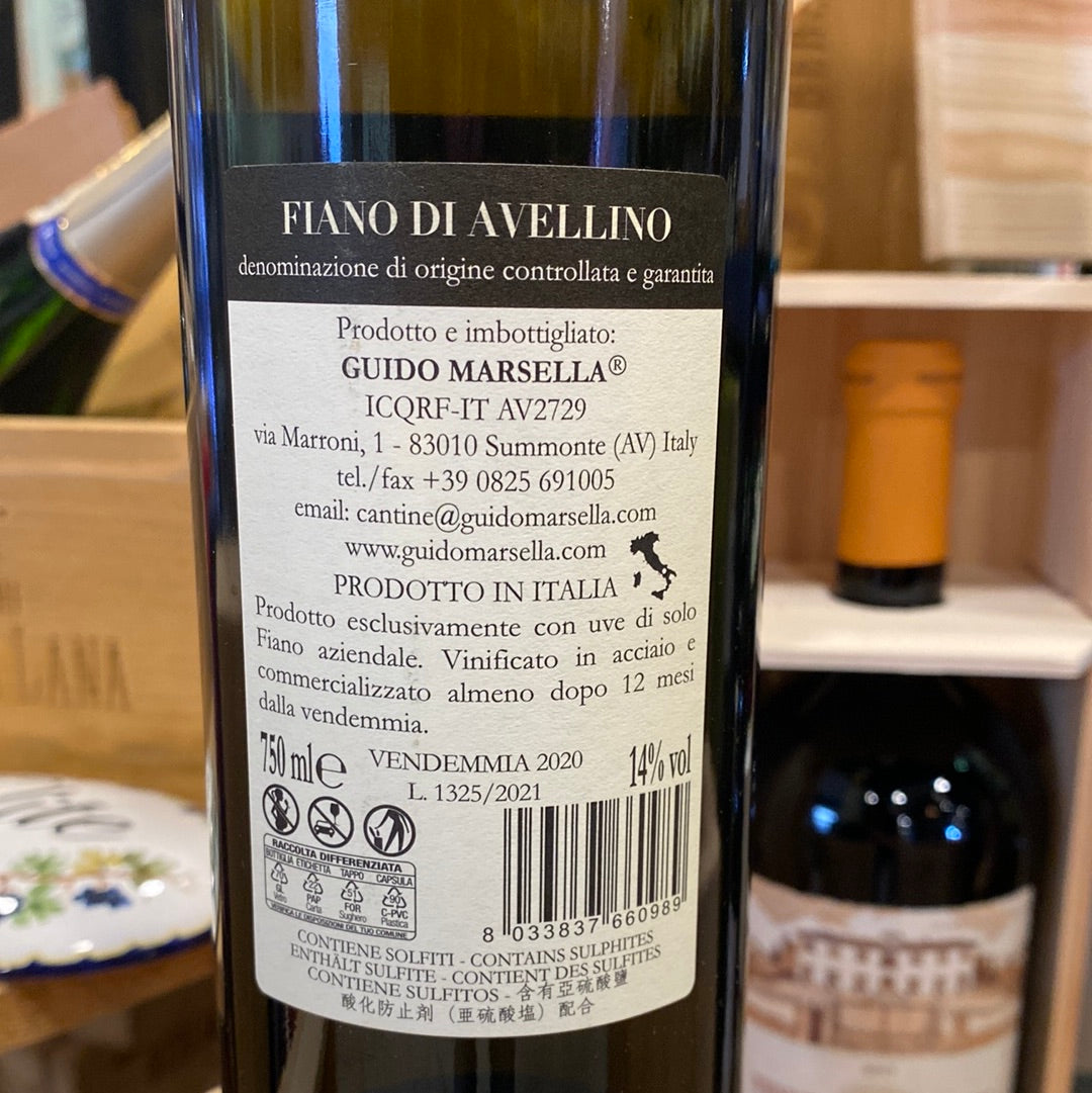 VINO GUIDO MARSELLA FIANO AVELLINO CL 75