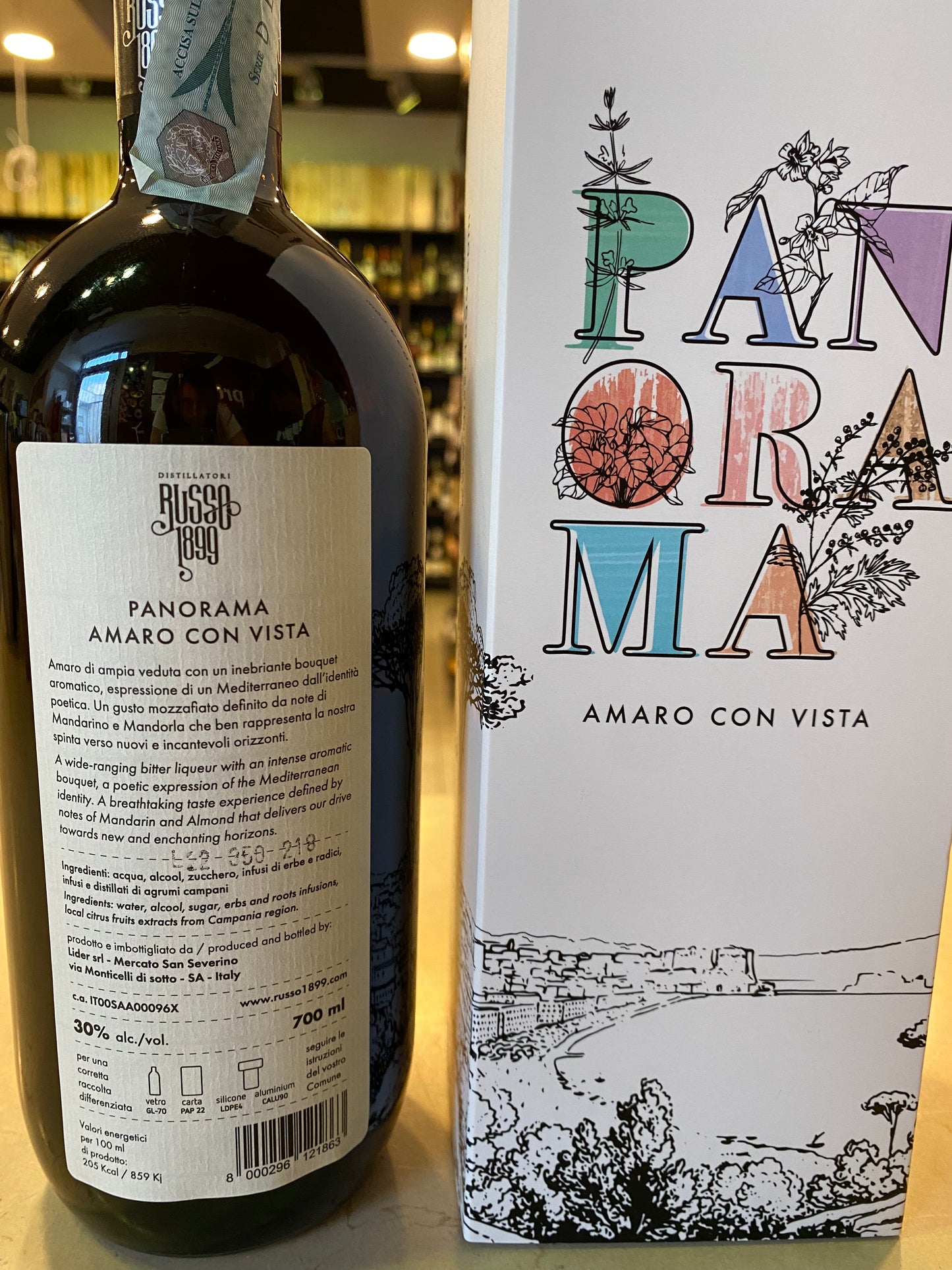 LIQ. AMARO PANORAMA Distillatori RUSSO CL 70