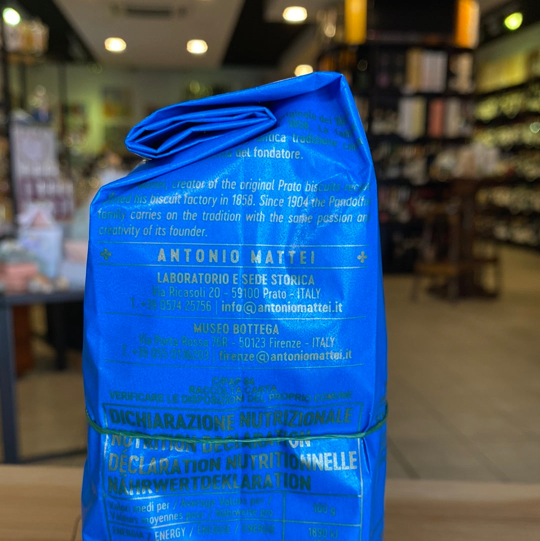 Biscotti “Antonio Mattei” cantucci di Prato Pistacchi e Mandorle 250g