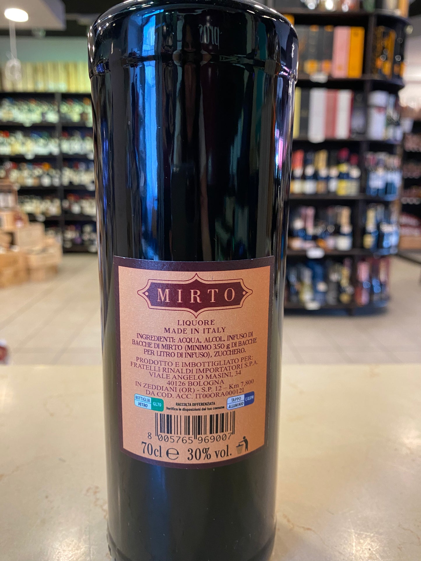 LIQ. SILVIO CARTA MIRTO SARDO CL 70