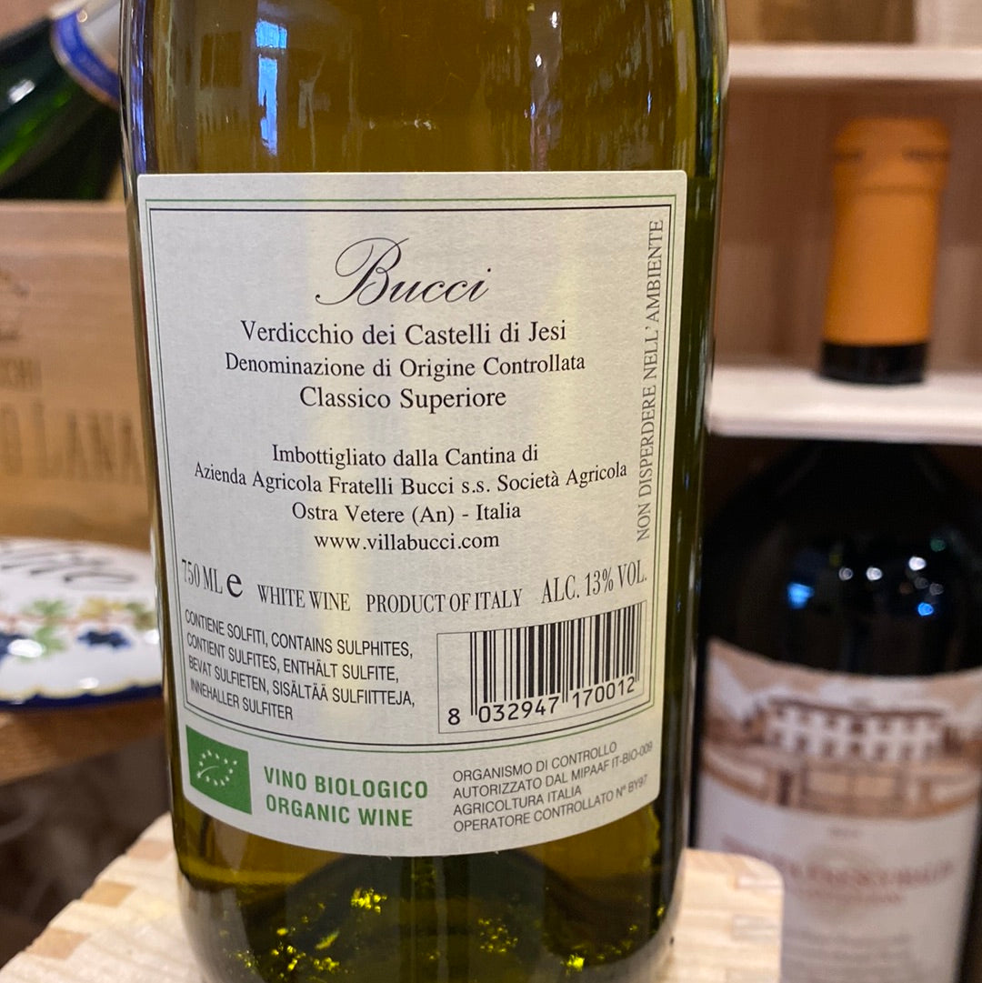 VINO BIANCO BUCCI VERDICCHIO CLASSICO DOC CL75