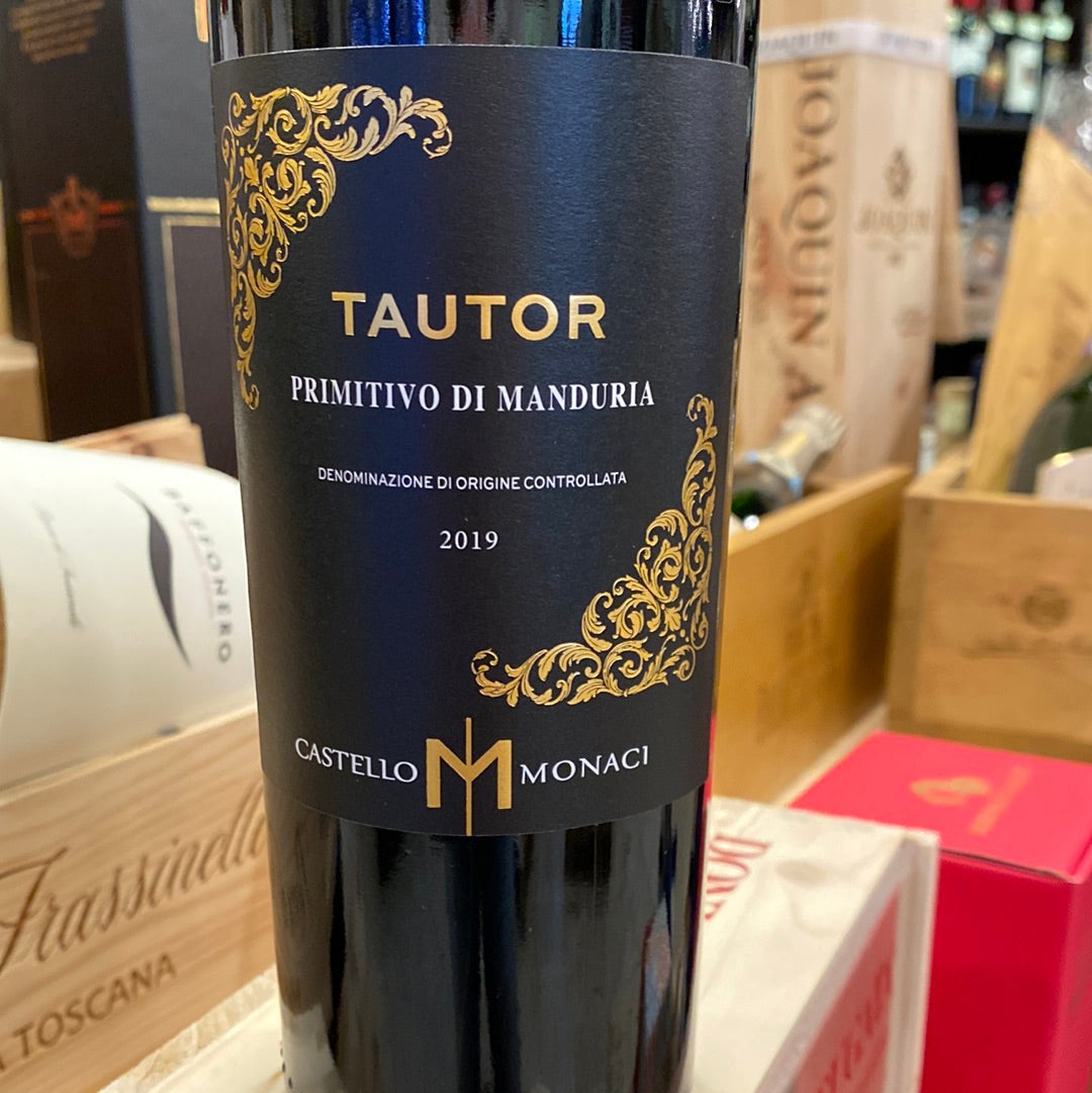 VINO TAUTOR CASTELLO MONACI - PRIMITIVO DI MANDURIA DOC 2019