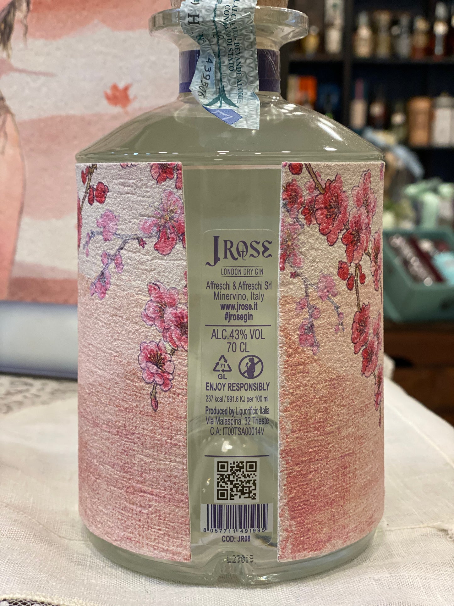 LIQ. GIN LONDON DRY “ J.ROSE” CL 70