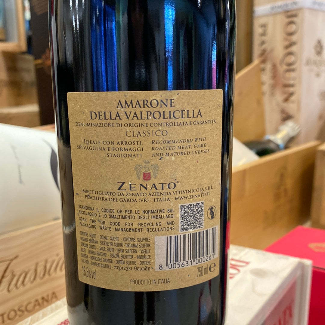VINO ZENATO AMARONE DELLA VALPOLICELLA DOCG CL 75