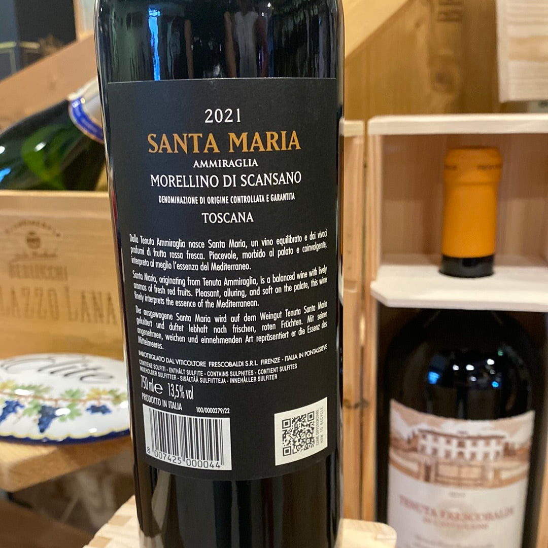 VINO FRESCOBALDI SANTA MARIA MORELLINO DI SCANSANO DOCG CL 75