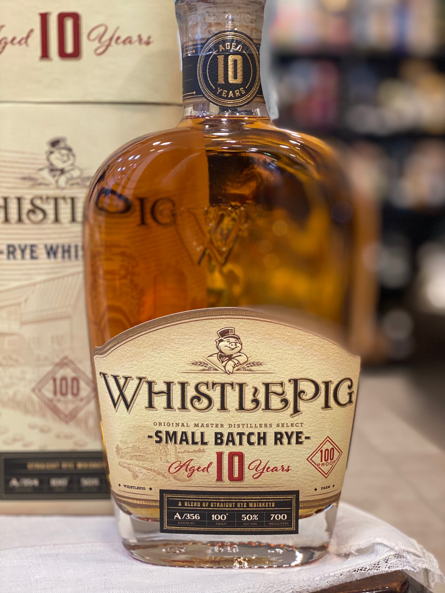 WHISTLEPIG SMALL BATCH RYE WHISKEY 10yo CL70