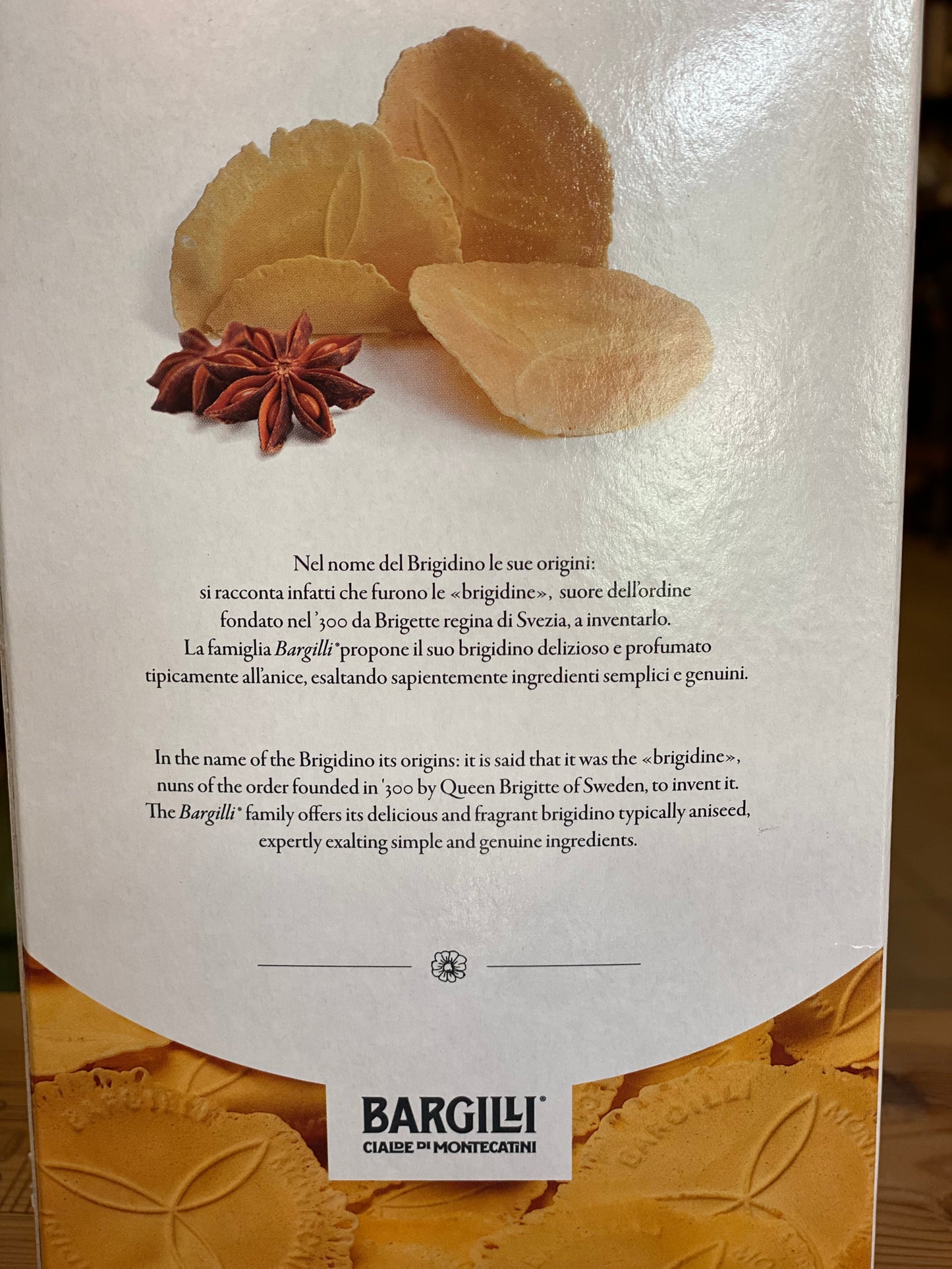 BISCOTTI BRIGIDINI āOrlando Bargilliā Montecatini 300g
