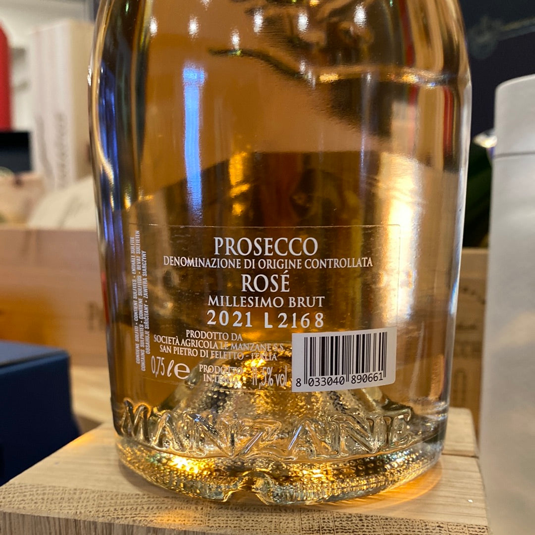 SPUM. PROSECCO MANZANE ROSE BALBINOT DOCG CL 75