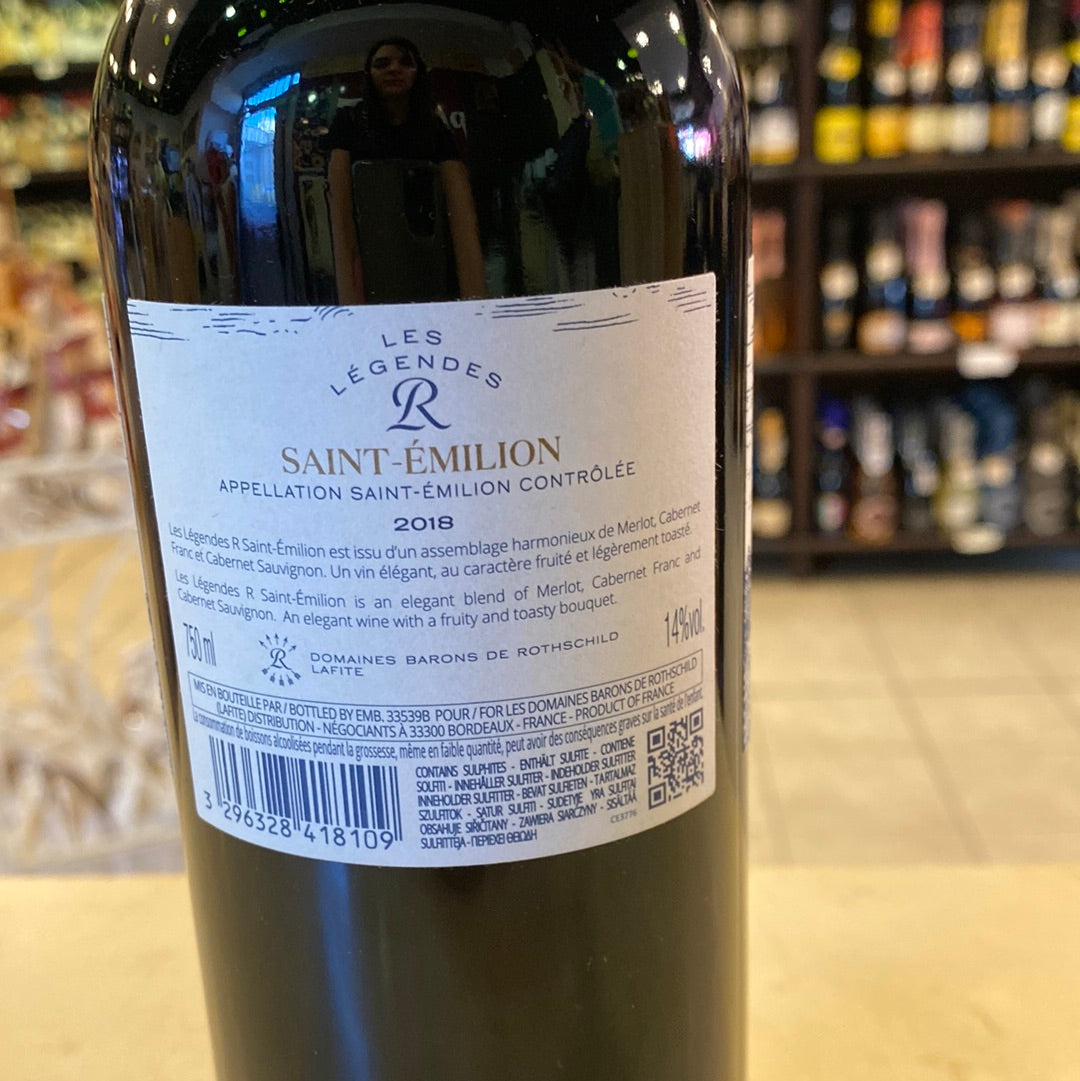 VINO DOMAINES BARONS DE ROTHSCHILD LAFITE “SAINT EMILION” 2018 cl75