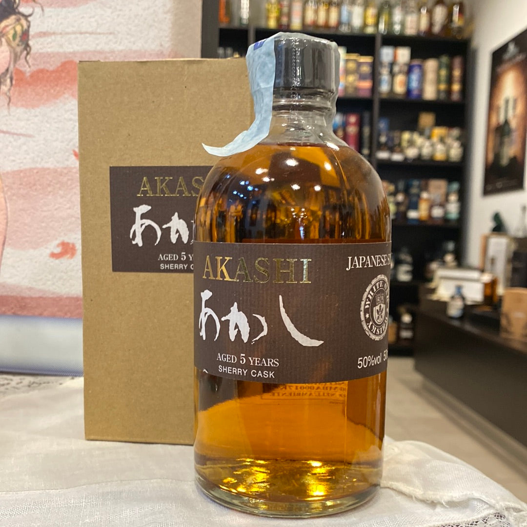 LIQ. WHISKY AKASHI 5 YEARS SHERRY CASK CL 50