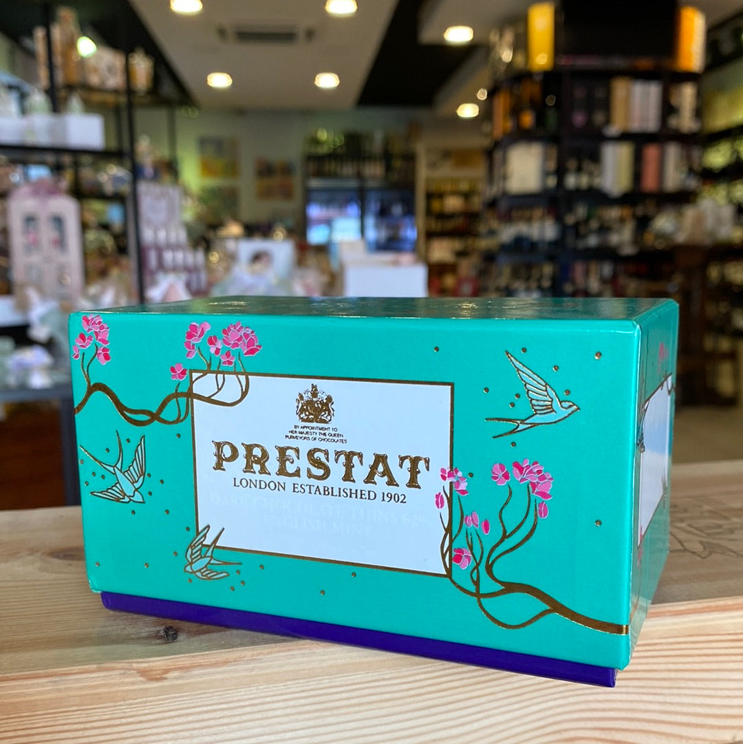 Sfoglie di cioccolato “PRESTAT” •Domori Fondente 73% con menta inglese 200g