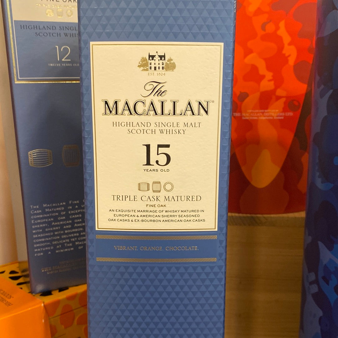 LIQ. WHISKY MACALLAN 15 ANNI CL70