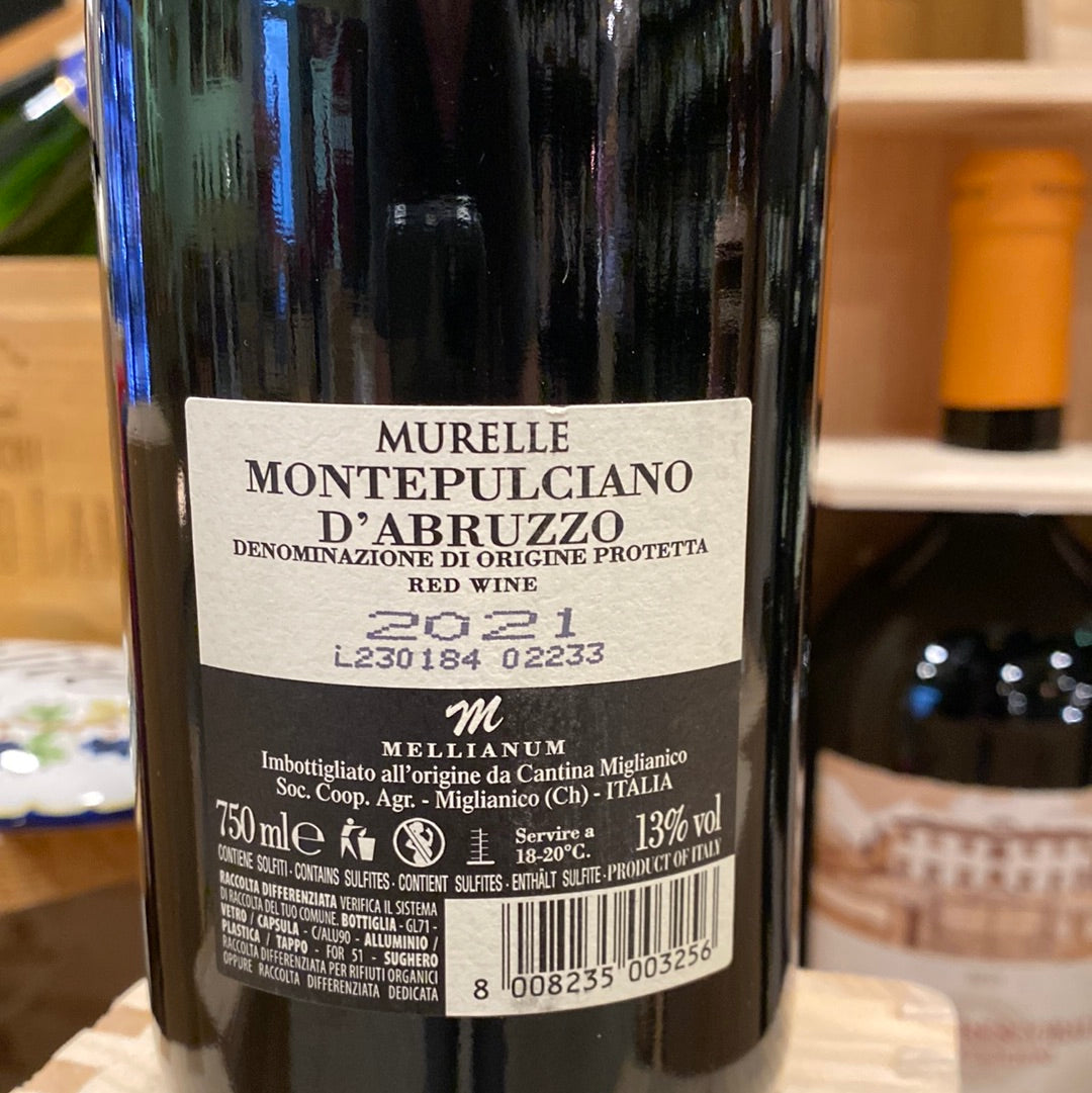 VINO MIGLIANICO MURELLE MONTEPULCIANO CL 75