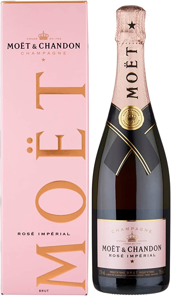 CHAMP. MOET & CHANDON RIS. IMP ROSE AST. CL 75