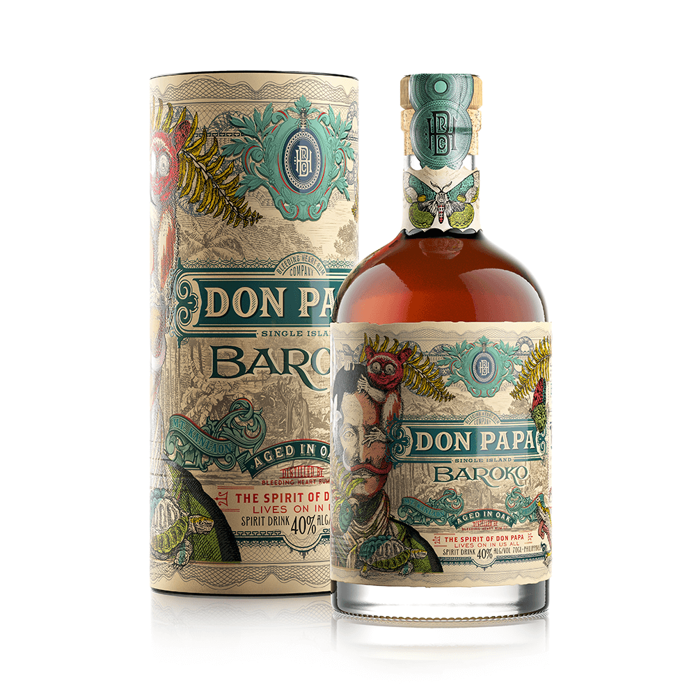 LIQ. RHUM DON PAPA BAROKO CL 70