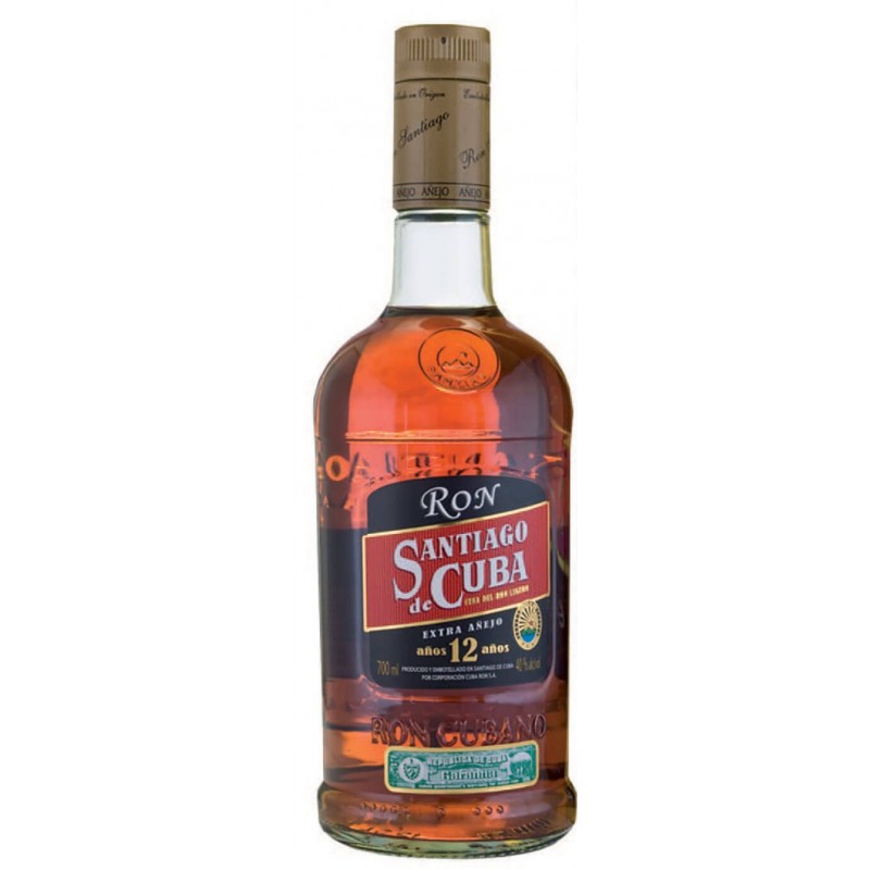 LIQ. RHUM SANTIAGO 12 YO CL 75