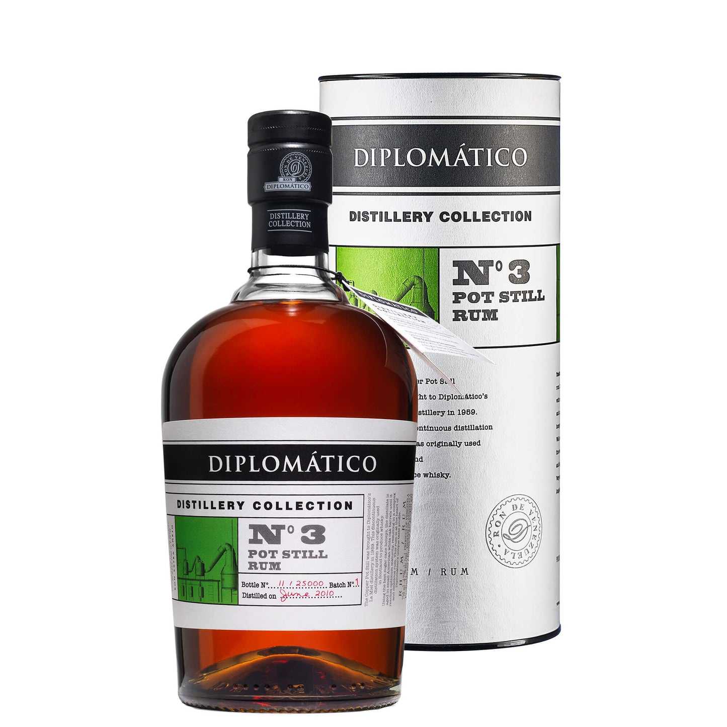 LIQ. RUM DIPLOMATICO DISTILLERY N 3 POT STI CL 75