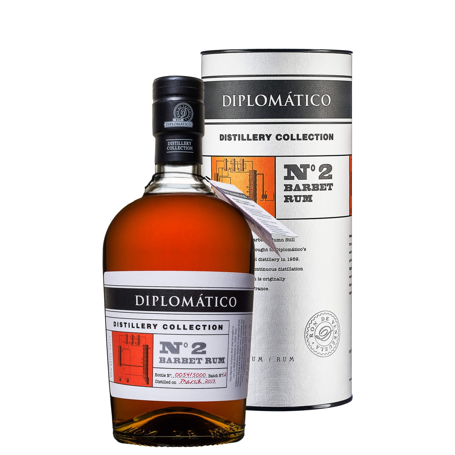 LIQ. RUM DIPLOMATICO DISTILLERY N 2 COLUMN CL 75