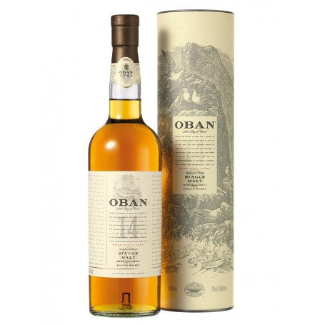 LIQ. WHISKY OBAN 14 YO CL 70