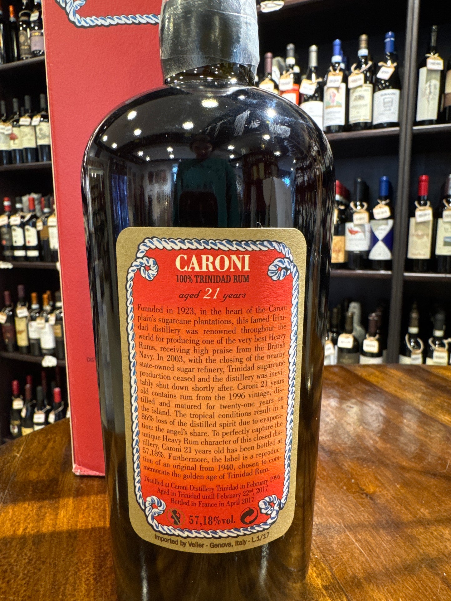 Liq. RUM CARONI 100% TRINIDAD aged 21 years
