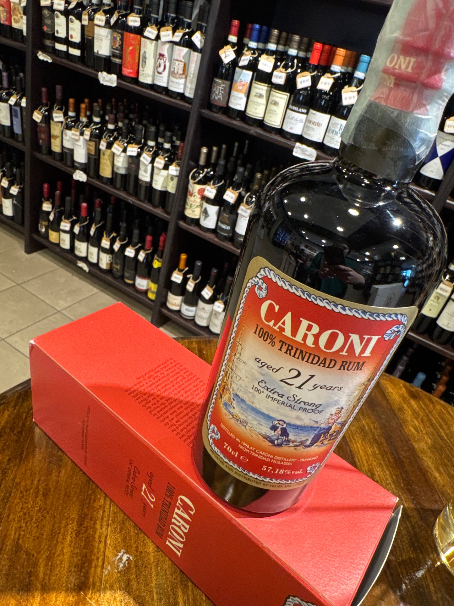 Liq. RUM CARONI 100% TRINIDAD aged 21 years