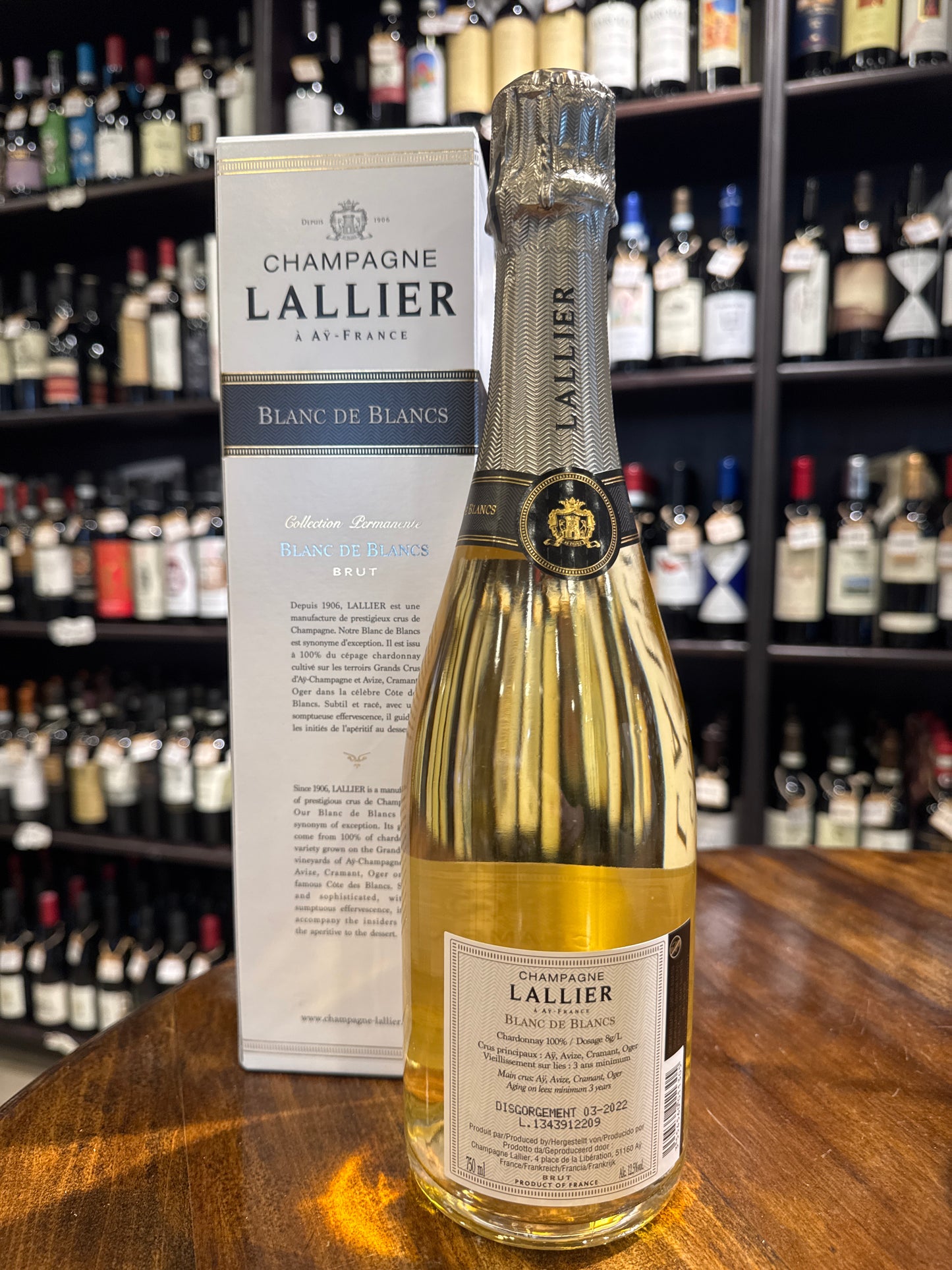 Champagne LALLIER BLANC DE BLANCS Brut Grand Cru