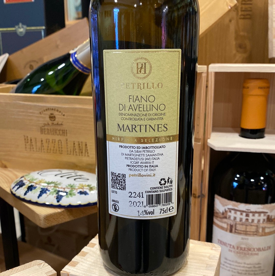 VINO PETRILLO MARTINES FIANO DOCG CL 75